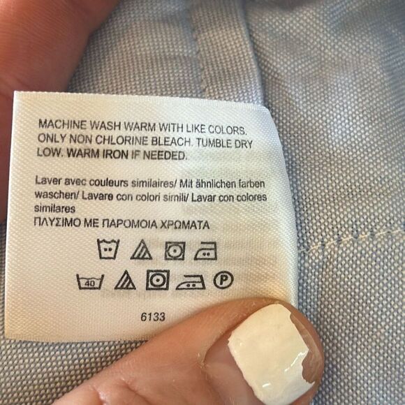 Brooks Brothers 346 Blue White Striped Seersucker Chino Khaki Dress Shorts 40 - Picture 7 of 7